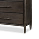 Rocky Tall Dresser Chest with 8 Drawers | Yin Black Solid Wood