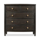 Rocky Small Dresser Chest with 8 Drawers | Yin Black Solid Wood