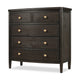 Rocky Small Dresser Chest with 8 Drawers | Yin Black Solid Wood