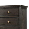 Rocky Small Dresser Chest with 8 Drawers | Yin Black Solid Wood