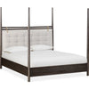 Rocky Queen-Size Poster Bed | Tall Frame | Yin Black | Turtle Dove Linen