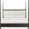 Rocky Queen-Size Poster Bed | Tall Frame | Yin Black | Turtle Dove Linen