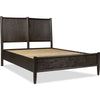Rocky Queen-Size Platform Bed | Bentwood Panels | Yin Black Solid Wood
