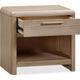 Fiona Nightst& with 1 Drawer & Open Shelf | Ginger Solid Wood