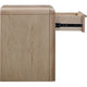 Fiona Nightst& with 1 Drawer & Open Shelf | Ginger Solid Wood