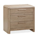 Fiona Nightst& with Cord Management | 3 Drawers | Ginger Solid Wood