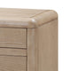 Fiona Nightst& with Cord Management | 3 Drawers | Ginger Solid Wood