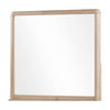 Fiona Wall or Dresser Mirror with Beveled Glass | Ginger Rubberwood 38x40