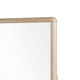 Fiona Wall or Dresser Mirror with Beveled Glass | Ginger Rubberwood 38x40