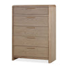 Fiona Tall Dresser Chest with 8 Drawers | Ginger Brown Ash-Rubberwood