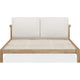 Fiona King Platform Bed with Two-Cushion Headboard | Turtle Dove Linen
