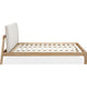 Fiona King Platform Bed with Two-Cushion Headboard | Turtle Dove Linen