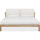Fiona King Platform Bed with Two-Cushion Headboard | Turtle Dove Linen