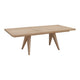 Sumy Rectangular Dining Table with Extension Leaf | Ginger Brown 72-90"