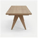 Sumy Rectangular Dining Table with Extension Leaf | Ginger Brown 72-90"