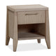 Sumy Nightst& with 1 Drawer & Lower Shelf | Ginger Solid Wood