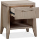 Sumy Nightst& with 1 Drawer & Lower Shelf | Ginger Solid Wood