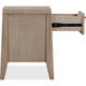 Sumy Nightst& with 1 Drawer & Lower Shelf | Ginger Solid Wood