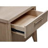 Sumy Nightst& with 1 Drawer & Lower Shelf | Ginger Solid Wood