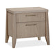 Sumy Nightst& with Cord Management | 2 Drawers | Ginger Solid Wood