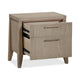 Sumy Nightst& with Cord Management | 2 Drawers | Ginger Solid Wood