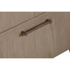 Sumy Nightst& with Cord Management | 2 Drawers | Ginger Solid Wood