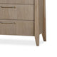 Sumy Tall Dresser Chest with 5 Drawers | Jap&i Accents | Ginger Wood