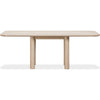 Livvy Rectangular Modern Dining Table | White S& Ash-Rubberwood 84"
