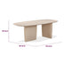 Livvy Oval Dining Table with Pedestal Base | White S& Solid Wood 84"