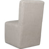 Livvy Dining Chair with Pitched Back | Wood | Natural Linen Fabric