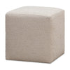 Livvy Dining Ottoman | Hidden Casters | Brown Khaki Boucle 19"