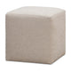 Livvy Dining Ottoman | Hidden Casters | Brown Khaki Boucle 19"