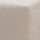 Livvy Dining Ottoman | Hidden Casters | Brown Khaki Boucle 19"
