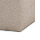 Livvy Dining Ottoman | Hidden Casters | Brown Khaki Boucle 19"