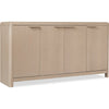 Livvy Sideboard with 4 Doors & 3 Cabinets | White S& Ash Wood 68"