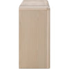 Livvy Sideboard with 4 Doors & 3 Cabinets | White S& Ash Wood 68"