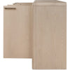 Livvy Sideboard with 4 Doors & 3 Cabinets | White S& Ash Wood 68"