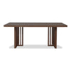 Tammy Dining Table with Sculptural Base Design | Roux Solid Ash Wood 78"