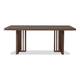 Tammy Dining Table with Sculptural Base Design | Roux Solid Ash Wood 78"