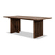 Tammy Dining Table with Sculptural Base Design | Roux Solid Ash Wood 78"