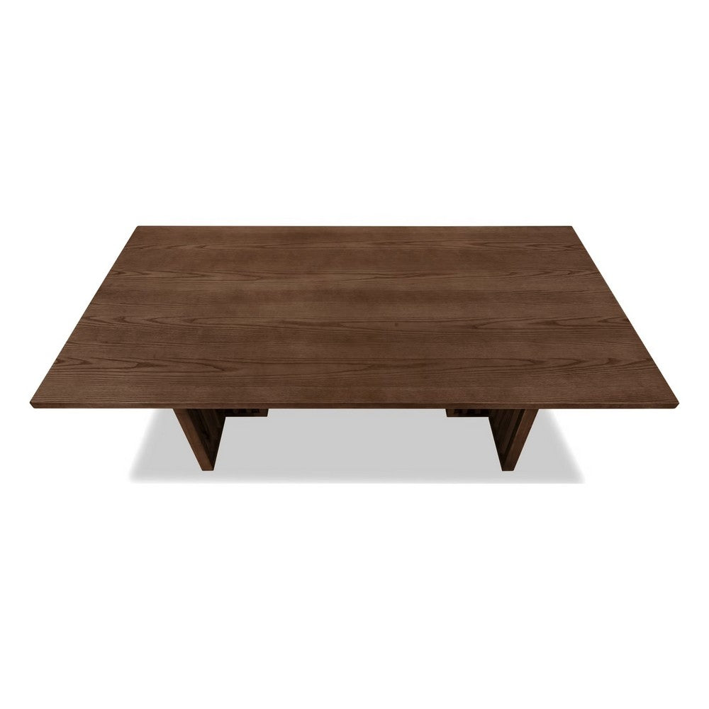 Tammy Dining Table with Sculptural Base Design | Roux Solid Ash Wood 78"