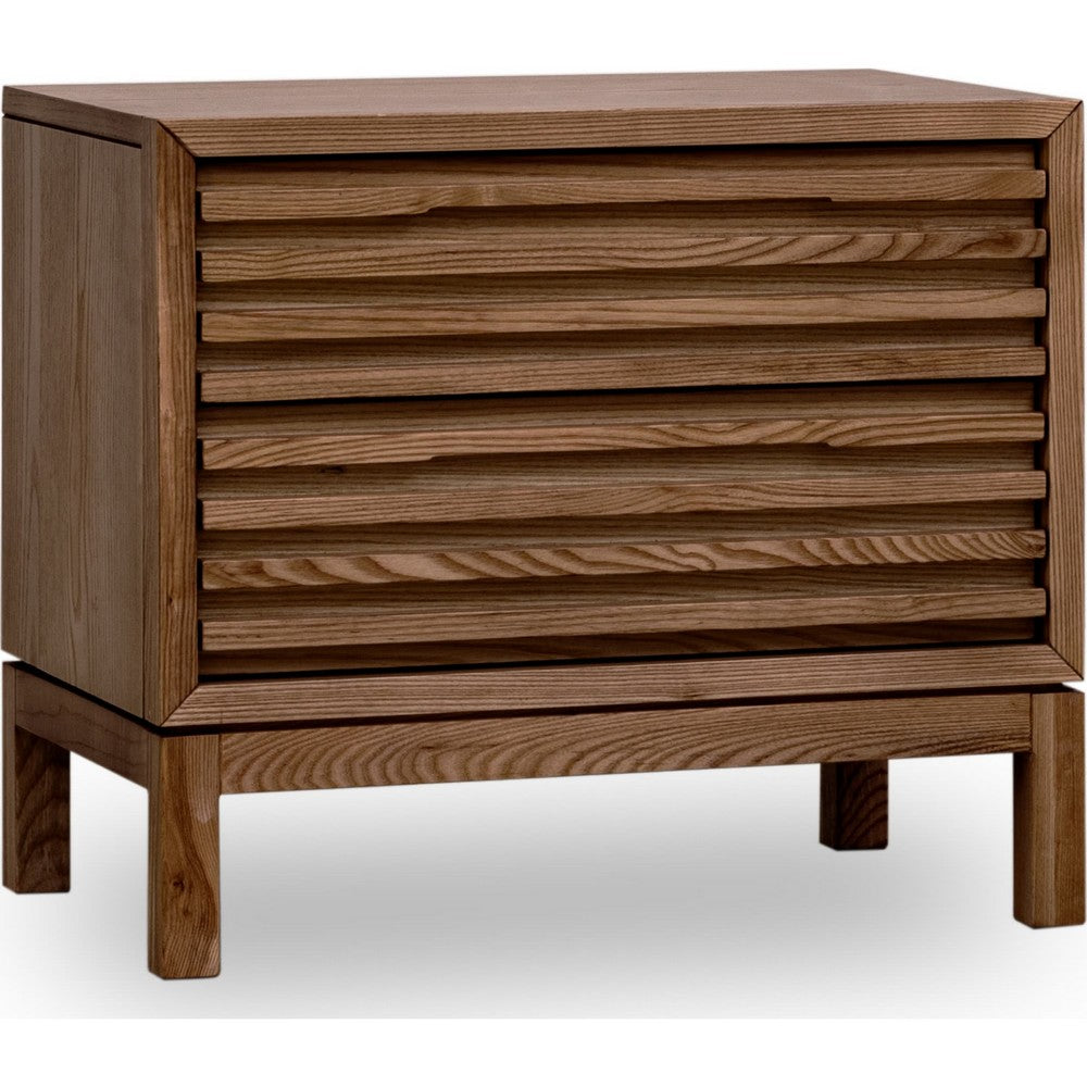 Tammy Nightst& with 2 Drawers | USB Charging Station | Roux Solid Wood