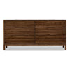 Tammy Wide Dresser | 6 Drawers | Slatted Front Design | Roux Wood