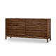 Tammy Wide Dresser | 6 Drawers | Slatted Front Design | Roux Wood