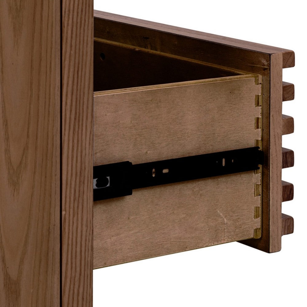 Tammy Wide Dresser | 6 Drawers | Slatted Front Design | Roux Wood