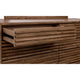 Tammy Wide Dresser | 6 Drawers | Slatted Front Design | Roux Wood