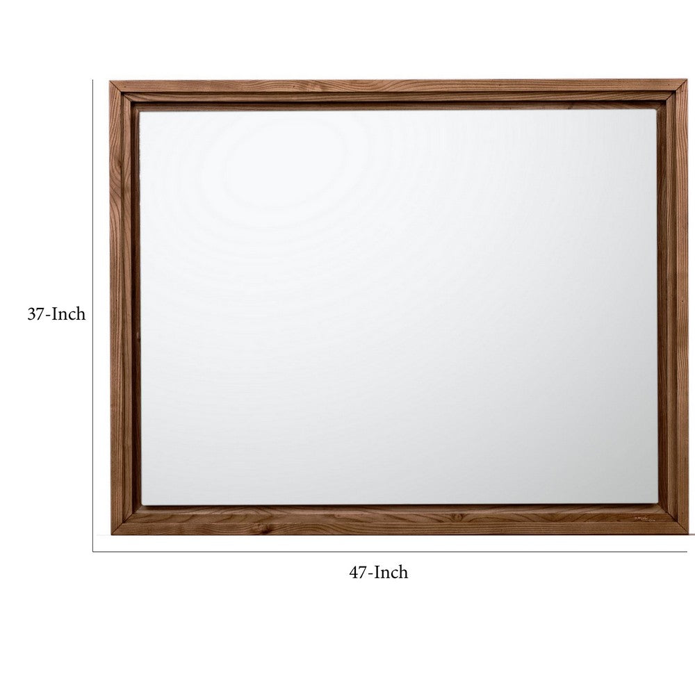 Tammy Wall or Dresser Mirror | Jap&i Style | Roux Ash Wood Frame 37x47