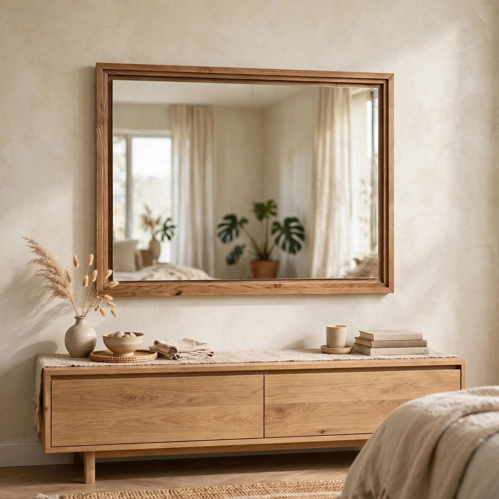 Tammy Wall or Dresser Mirror | Jap&i Style | Roux Ash Wood Frame 37x47