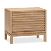 Tammy Nightst& | 2 Drawers | USB Charging Station | Flaxen Solid Wood