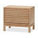 Tammy Nightst& | 2 Drawers | USB Charging Station | Flaxen Solid Wood
